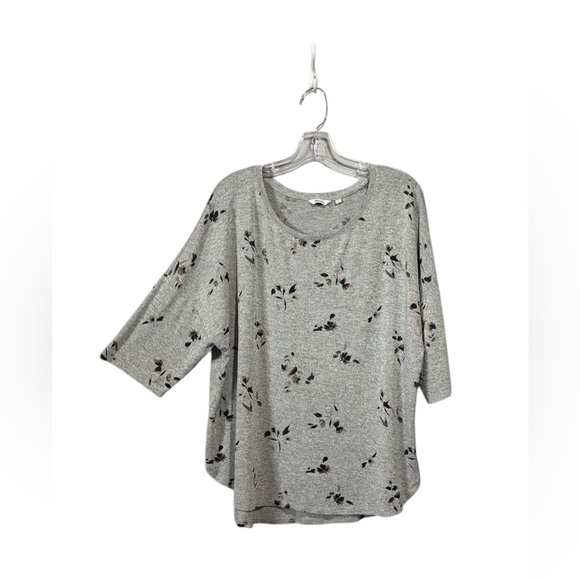 NWOT, Reitmans, Petite Plus Floral Grey Sweater, 2X π§Ά - Picture 3 of 8